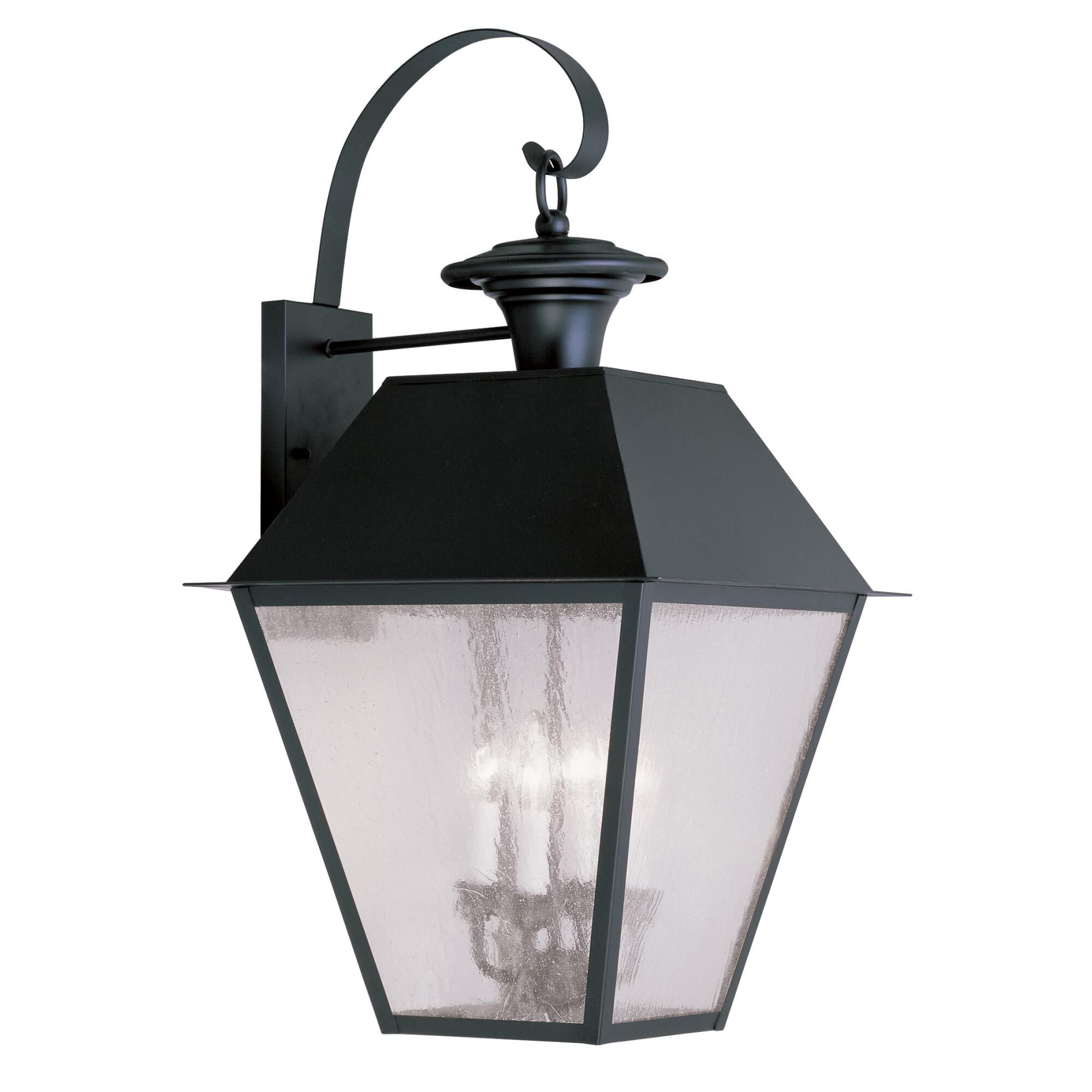 Mansfield 27 Inch Tall 4 Light Outdoor Wall Light by Livex Lighting